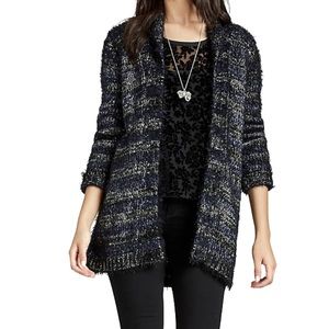 Lucky Brand "Shine Bright” Open Front Soft Knit Cardigan Sweater